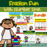 Fraction Fun With Number Line Bundle: Grade 3 Edition .