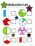 Fraction Fun! Worksheet - Naming Unit and Non-Unit Fractions