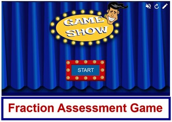 Preview of Fraction Game Assessment