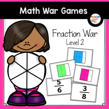 Preview of Fraction Game: Fractions War - Level 2