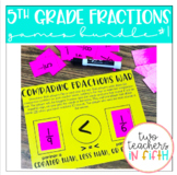 5th Grade Fractions: Games Bundle #1