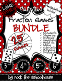 Fraction Games Bundle PREVIEW (Free Manipulatives)