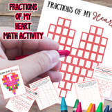 Fraction Heart Math Simplify Craft Valentines Activity SEL