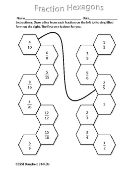 Hexagon math activities