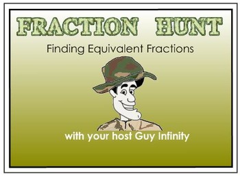 Preview of Equivalent Fractions Hunt with Guy Infinity