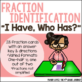 Fraction Identification "I Have, Who Has?" Game