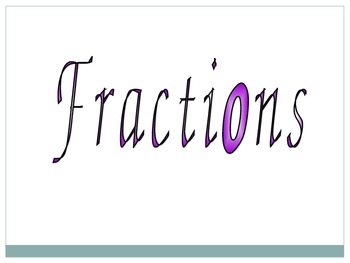 Preview of Fraction Jeopardy PPT (5th and 6th)