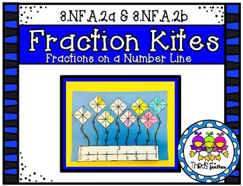 Preview of Fraction Kites on a Number Line (Grade 3 GoMath! 8.5)