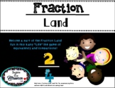 Preview of Fraction Land:  A Game Pack for Comparing Fractions!