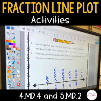 Preview of Fraction Line Plot Activities - 4.MD.4 and 5.MD.2