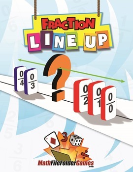 Preview of Fraction Line Up: Ordering Fractions Game