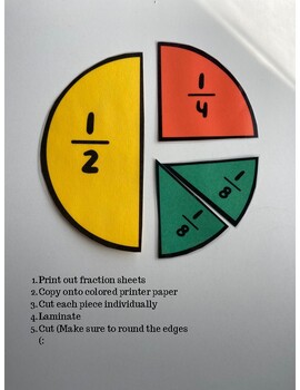 Preview of Fraction Manipulatives!