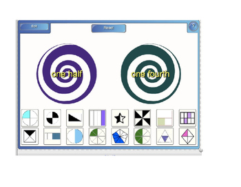 Preview of SmartBoard Fraction Match Game