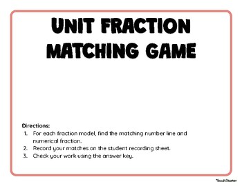 Preview of Fraction Match-Up: Interactive Game to Master Fractions with Number Lines