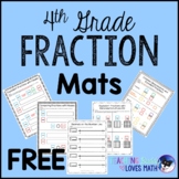 Fraction Math Mats 4th Grade Common Core