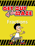 Fraction Mazes/Worksheets BUNDLE