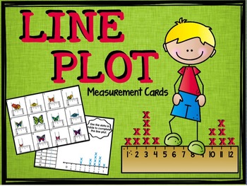 Preview of Fraction Measurements Activities "Line Plot" (Measurement Task Cards)