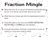 Fraction Mingle
