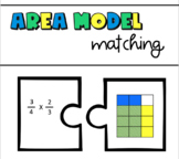 Fraction Multiplication Area Model Matching