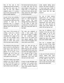 Preview of Fraction Multiplication and Division Word Problems