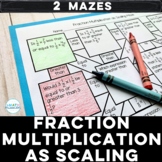 Fraction Multiplication as Scaling Math Maze Activity