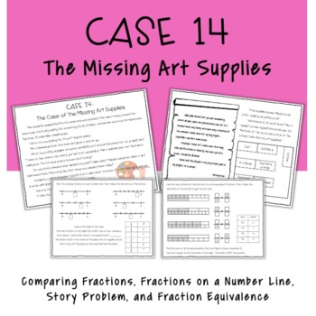 Preview of Fraction Mystery Case 14: The Missing Art Supplies