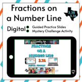 Fraction Number Line Digital Activity