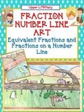 Fraction Number Line Art Activity/Project - Distance Learning