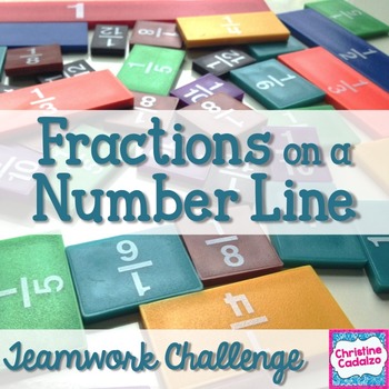 Preview of Fractions on a Number Line FREEBIE