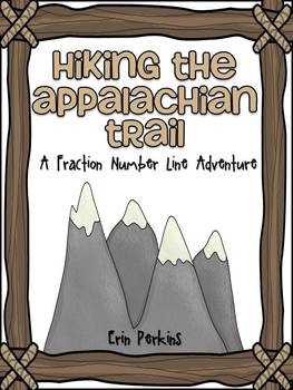 Preview of Fraction Number Lines - Hiking the Appalachian Trail