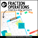 Fraction Operations Activity | Adding, Subtracting, Multip