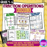 Fraction Operations Anchor Chart BUNDLE!