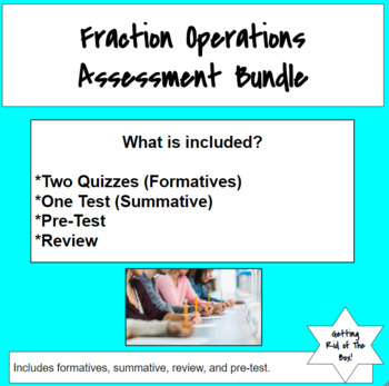 Fraction Operations Bundle by Getting Rid of the Box | TpT