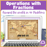 Operations with Fractions | Digital Escape Room Activity