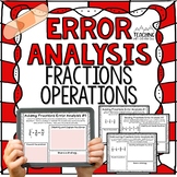 Fraction Operations Error Analysis