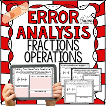 Preview of Fraction Operations Error Analysis