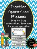 Fraction Operations Notes Flipbook
