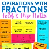Fraction Operations Foldable Style Notes