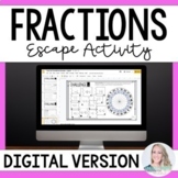 Fraction Operations Math Escape Room Activity | Digital Go