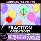 Fraction Operations Math Review Game - Digital Moving Targ