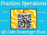 Fraction Operations QR Code Scavenger Hunt