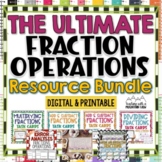 Fraction Operations Resource Bundle {Add, Subtract, Multiply, Divide Fractions}