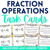 Fraction Operations Task Cards