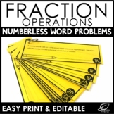 Fraction Word Problems | Numberless Word Problems