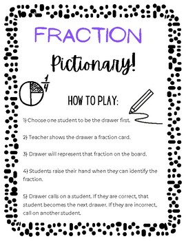 Preview of Fraction Pictionary