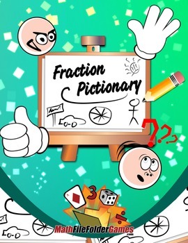Preview of Fraction Pictionary: Recognizing Fractions with Drawing {Fraction Game}