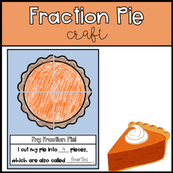 Preview of Fraction Pie Craft 