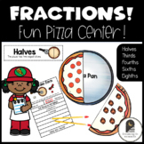 Fraction Pizza Activity | Basic Fractions | Math Center