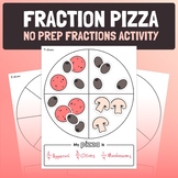 Fraction Pizza Craft | Beginner Fractions Activity, Cut & 