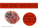 Fraction Pizzas for 2ND, 3RD, 4TH grades!